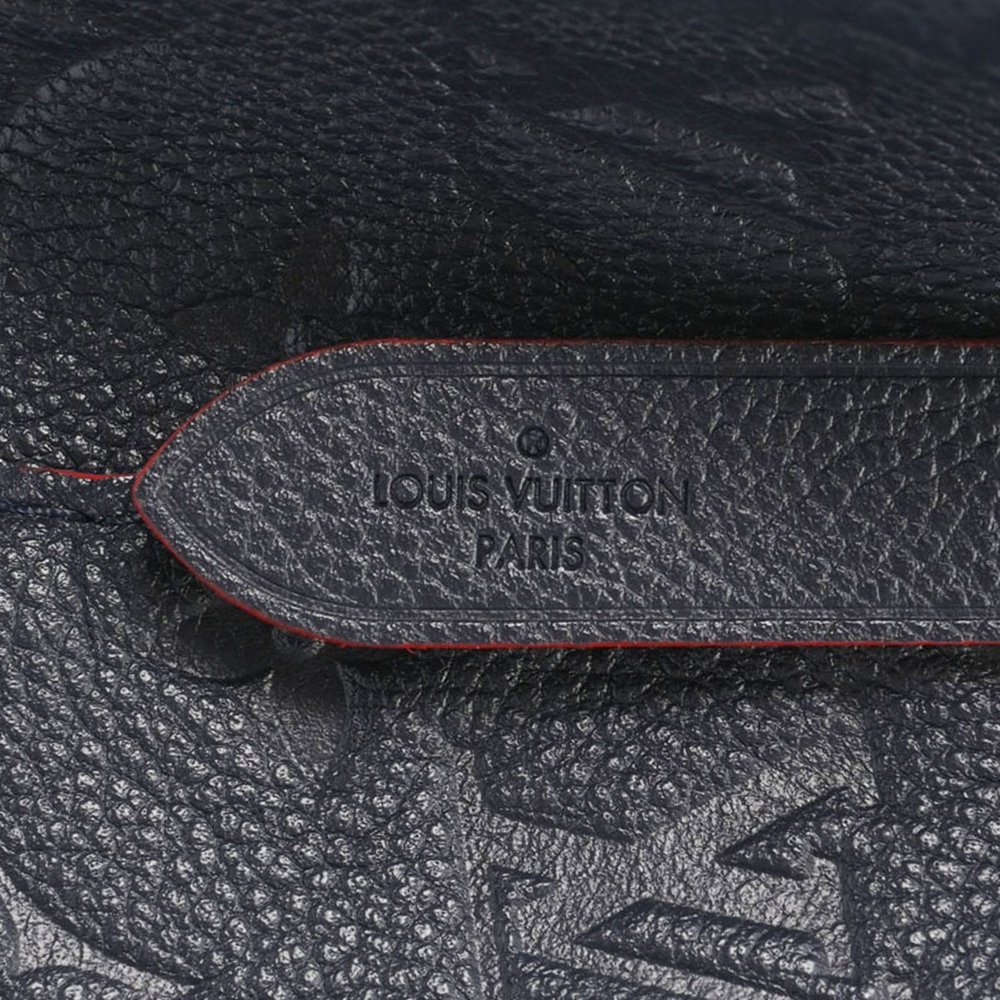 LOUIS VUITTON Monogram Empreinte Neo Noe Marine Rouge M45306 Women's Leather ... - Picture 11 of 12